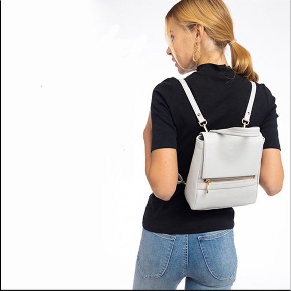 Genuine Leather Small backpack NWT - Picture 2 of 8